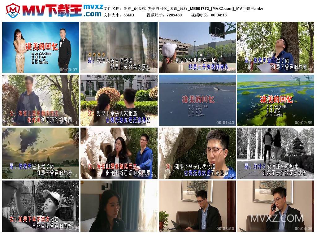陈浩_谢金桃-凄美的回忆_国语_流行_ME501772